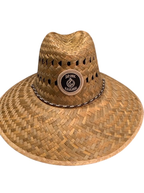 Drink & Release Wide Brim Lifeguard Straw Hats