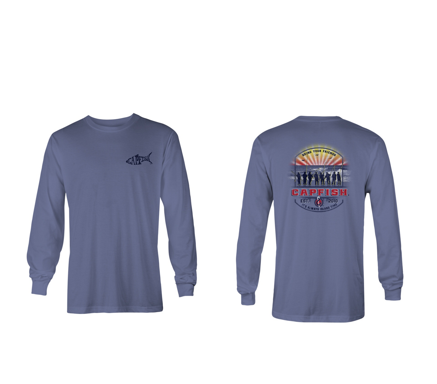 Capfish "Bring Your Friends" Long Sleeve T-Shirt