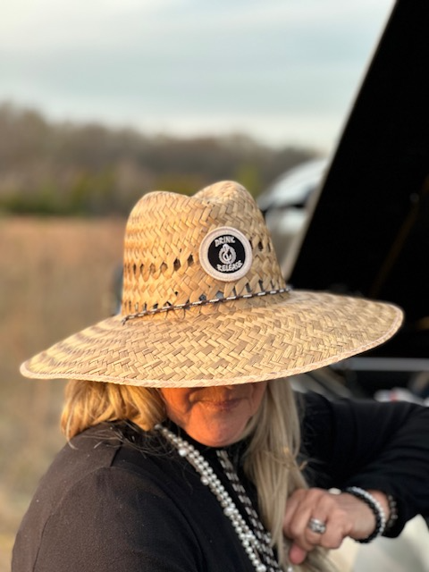 Drink & Release Wide Brim Lifeguard Straw Hats