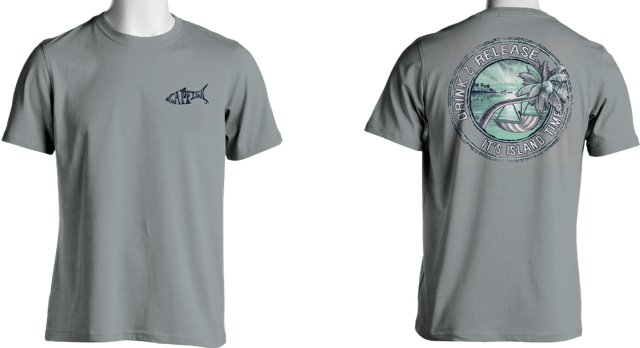 Capfish "Island Time" Drink & Release Short Sleeve T-Shirt