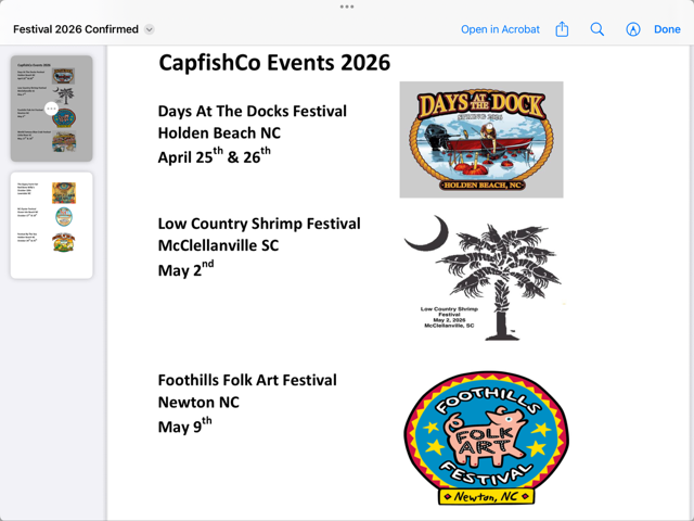 Our first 3 showings of 2026