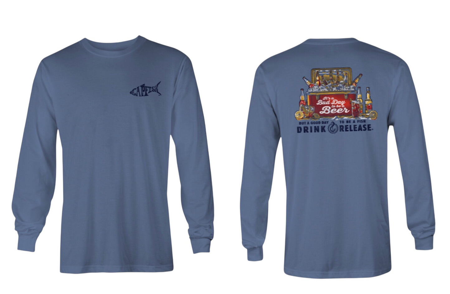 Capfish "Bad Day To Be A Beer" Long Sleeve T-Shirt