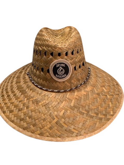 Drink & Release Wide Brim Lifeguard Straw Hats
