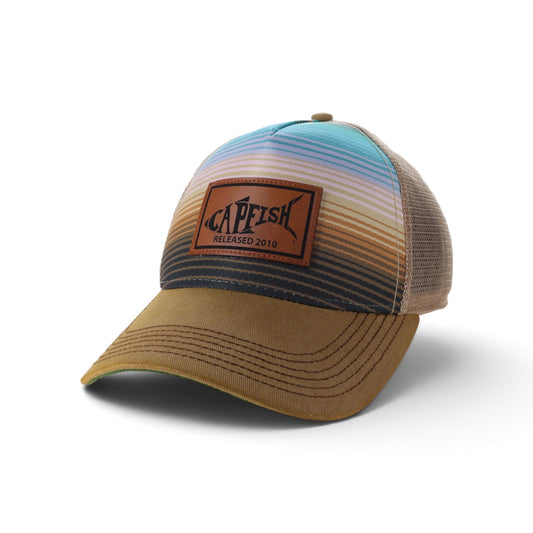Capfish Striped OFAS Trucker