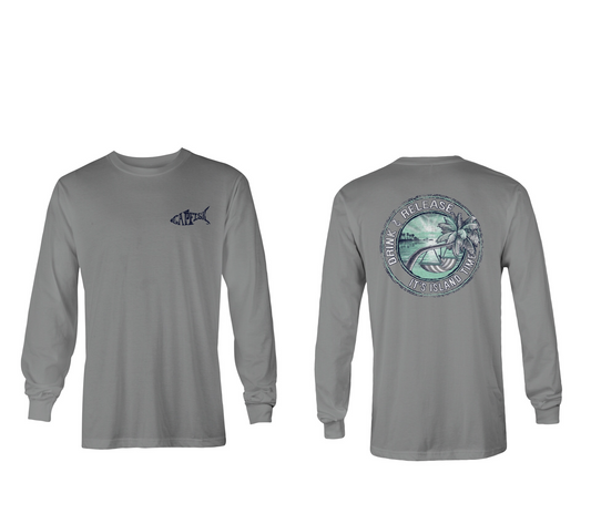 Capfish "Island Time" Drink & Release Long Sleeve T-Shirt