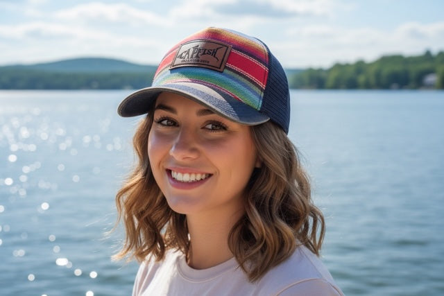 Capfish Striped OFAS Trucker